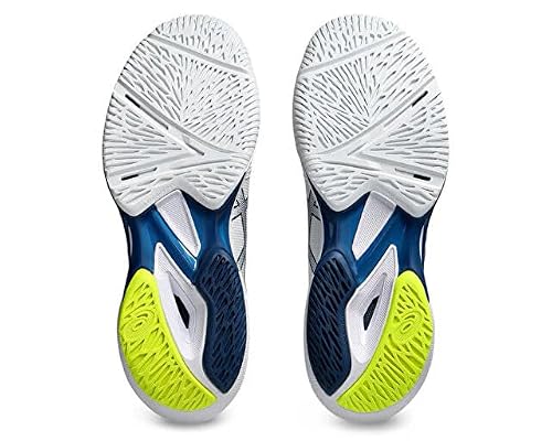 ASICS Men's Solution Speed Ff 3 Sneaker, White Mako Blue, 6