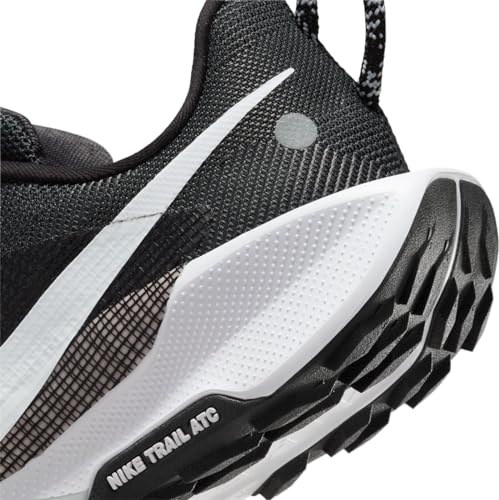Nike Womens Pegasus Trail 5 Black/White/Anthracite/Wolf Grey 8.5 Medium