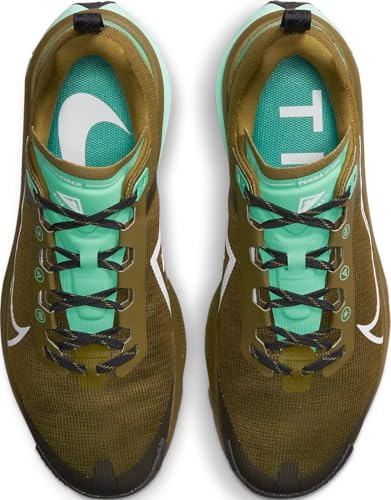 Nike React Terra Kiger 9 Adult DR2693-300 (Olive Flak/White-SPRIN), Size 9.5