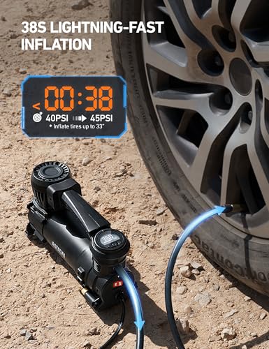 AstroAI T4 Heavy Duty Truck Tire Inflator, 120PSI Air Compressor