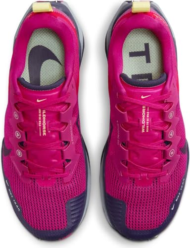 NIKE Women's WMNS React Wildhorse 8Low, Fireberry Purple Ink Fierce Pink, 5.5 US