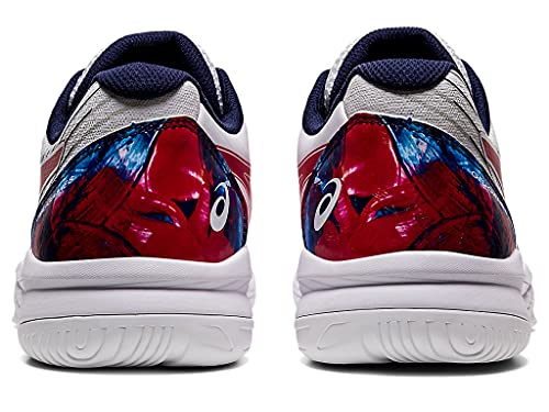 ASICS Men's Gel-Game 8 L.E. Tennis Shoes, 9.5, White/Classic RED