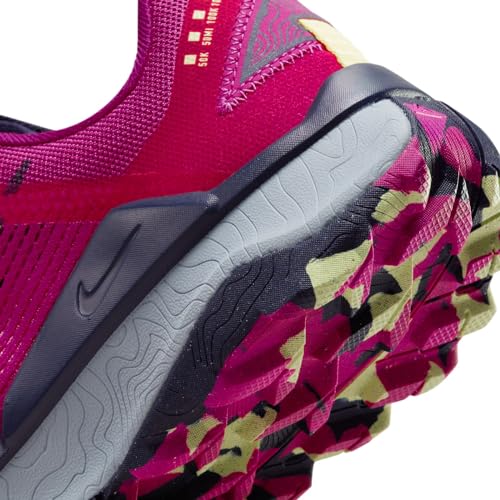 NIKE Women's WMNS React Wildhorse 8Low, Fireberry Purple Ink Fierce Pink, 5.5 US