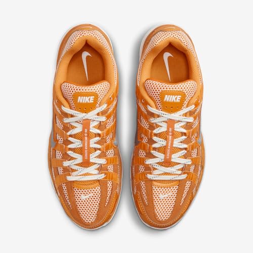 Nike P-6000 Premium Shoes (HQ3641-886, Kumquat/Magma Orange/Summit White/Metallic Silver) Size 10.5