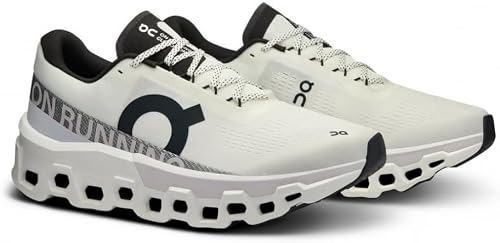 On Men's Cloudmonster 2 Running Shoes, Undyed/Frost, 14 US
