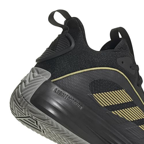 Adidas Men's Own The Game 3.0, Black/Gold Metallic/Solid Grey, 8