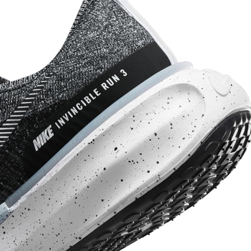 Nike Men's Invincible 3 Road Running Shoes (Black/White, us_Footwear_Size_System, Adult, Men, Numeric, Medium, Numeric_8)
