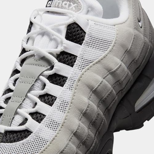 Nike Men's Air Max 95 Big Bubble OG, Black/White/Med Ash/Pewter, 8 Medium US