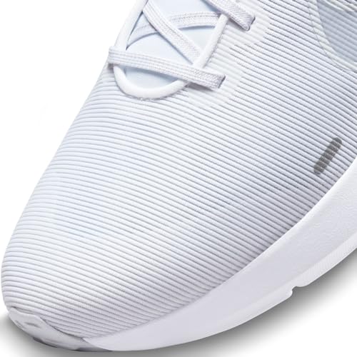 Nike Men's Downshifter 12 Running Shoe, White Pure Platinum White, 7.5 UK