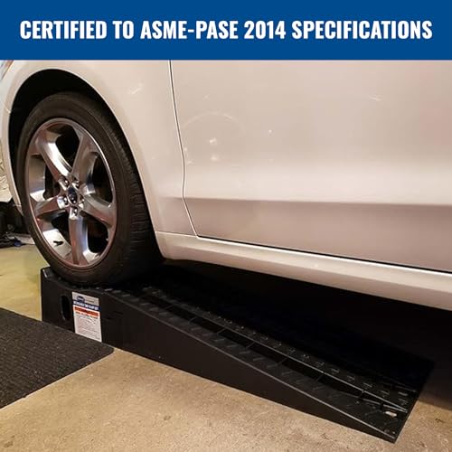 Eastwood Detachable Removable Poly Black Car Ramp Set with 3.6 Tons Load Rating