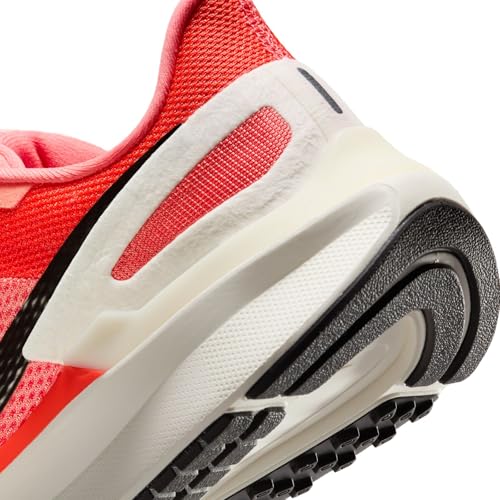 Nike Structure 25 Women's Road Running Shoes (DJ7884-800, Magic Ember/Sail/Apricot Agate/White) Size 8
