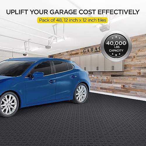Garage Floor Tiles Interlocking Garage Flooring for Car Modular PlasticTile