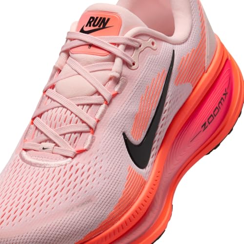 Nike Vomero 18 Women's Road Running Shoes (HM6804-600, Atmosphere/Bright Crimson/Crimson Bliss/Black) Size 8