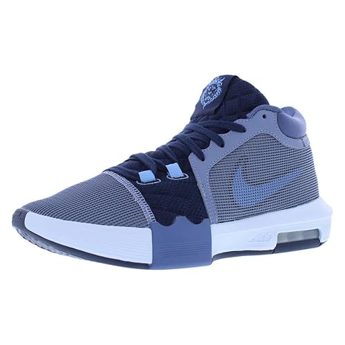 Nike Mens' Lebron Witness VIII Basketball Shoes (Ashen Slate/Diffused Blue/University Blue/White, US Footwear Size System, Adult, Men, Numeric, Medium, 10)