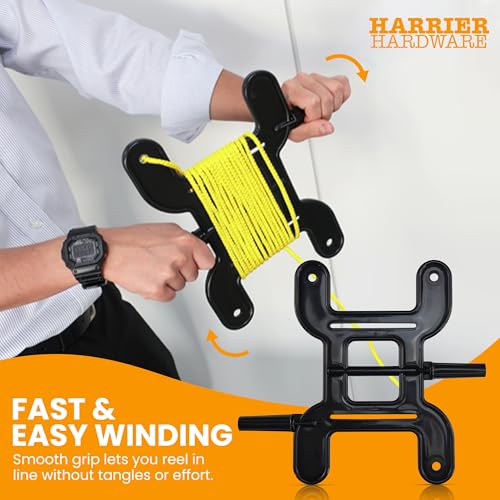 Harrier Hardware Trotline Winder Black Cord Organizer
