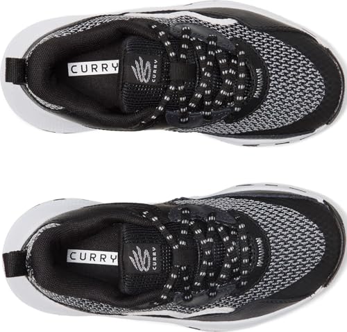 Under Armour Unisex Pre School Curry 3Z 24, (002) Black/Halo Gray/Halo Gray, 1.5, US
