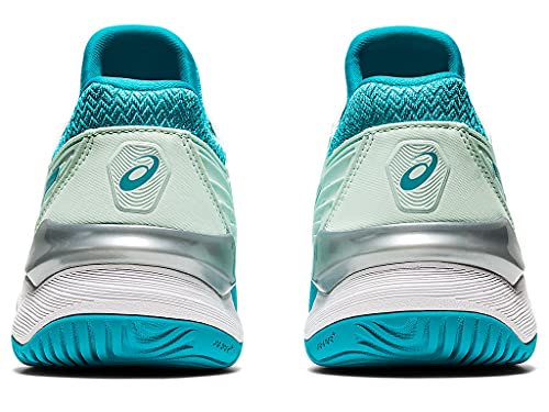 ASICS Women's Court FlyteFoam 2 Tennis Shoes, 9, BIO Mint/Lagoon