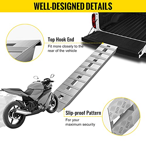 VEVOR Aluminum Ramps, 60" L x 12" W, 2Pcs