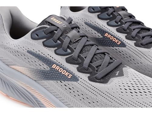Brooks Women's Ghost 17 Alloy/Blackened Pearl/Peach 8.5 Medium