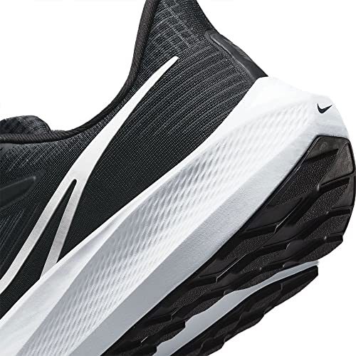 Nike Air Zoom Pegasus 39, Men's Trainers, Black White Dark Smoke Grey, 9