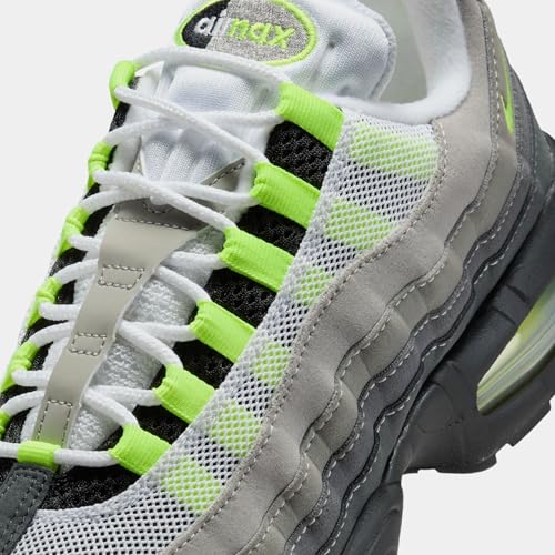 Nike Air Max 95 Big Bubble Neon Womens Running Shoes (Black/Neon Yelow/Anthracite/Light Graphite) Size 6
