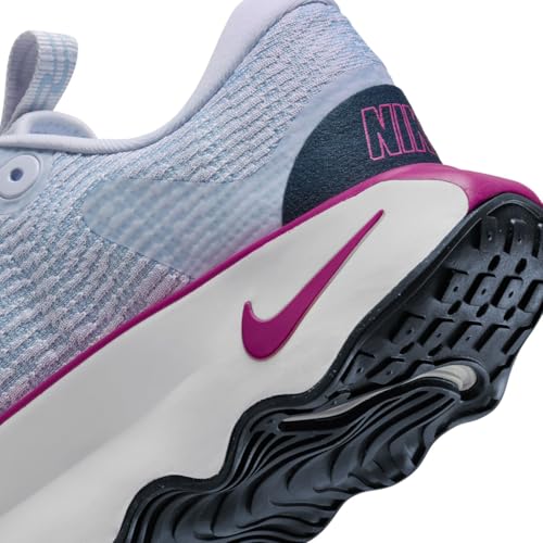 Nike Motiva Women's Walking Shoes (DV1238-008, Football Grey/Hot Fuchsia/Armory Navy) Size 8.5