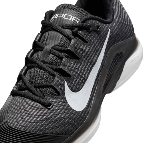 Nike Vapor 12 Women's Hard Court Tennis Shoes (Black/Dark Smoke Grey/White, US Footwear Size System, Adult, Women, Numeric, Medium, 9)