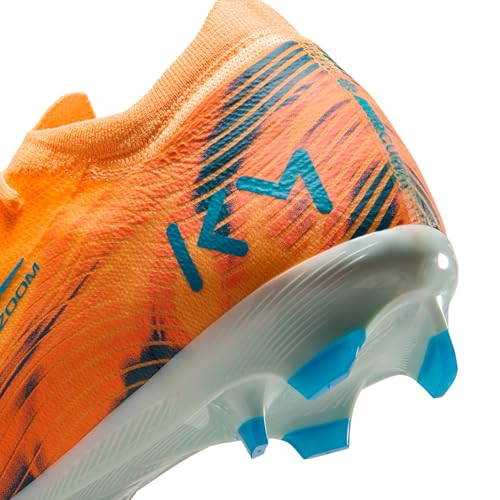 Nike Mercurial Vapor 16 Pro Kylian Mbappe Firm-Ground Low-Top Soccer Cleats (Melon Tint/Igloo/Neo Turquoise) Size 9