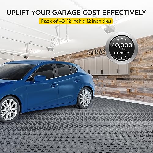 Garage Floor Tiles Interlocking Garage Flooring for Car Modular PlasticTile