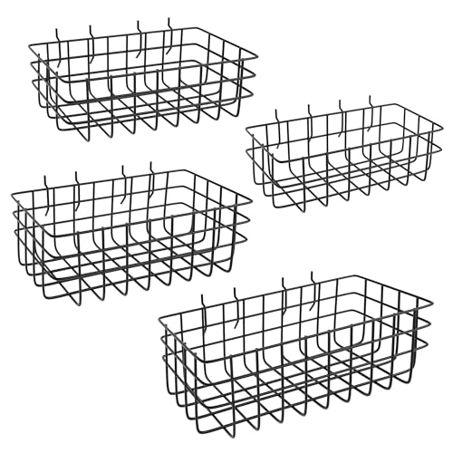 Dobures Pegboard Baskets, 4PCS Pegboard Baskets Bins Set