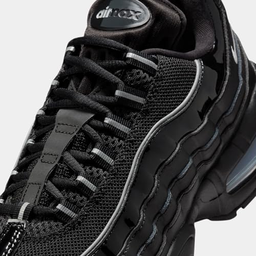 Womens Nike Air Max 95 Big Bubble 'Black/Metallic Silver'
