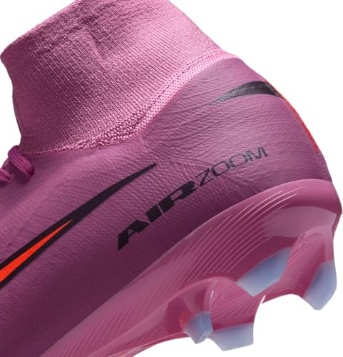 Nike Mens Mercurial Superfly 10 Club High Top Firm Ground Football Boots, Magic Flamingo Black Total Crimson, 9