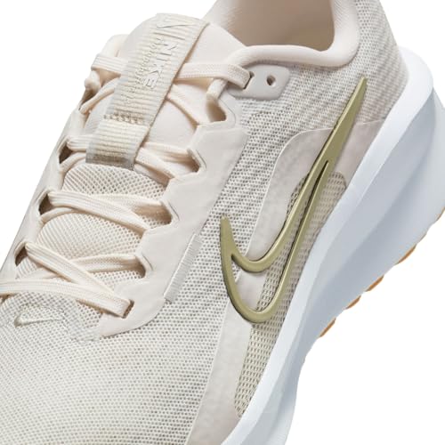 Nike Downshifter 13 Women's Road Running Shoes (FD6476-010, Phantom/Light Bone/Gum Light Brown) Size 5