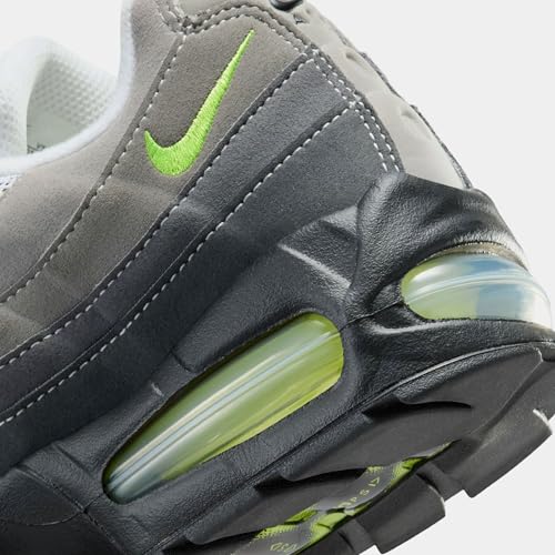 Nike Air Max 95 Big Bubble Neon Womens Running Shoes (Black/Neon Yelow/Anthracite/Light Graphite) Size 6