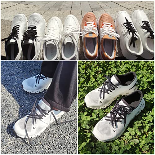 NDTEZUGT 2 Pairs Shoelaces for On Cloud X3, X4, Shift, Cloudflow White 54in