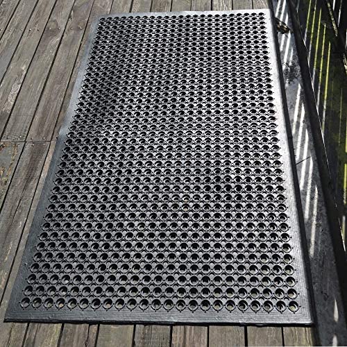Uniboho Rubber Floor Mats Anti Slip 60"x35" for Outside Entrance