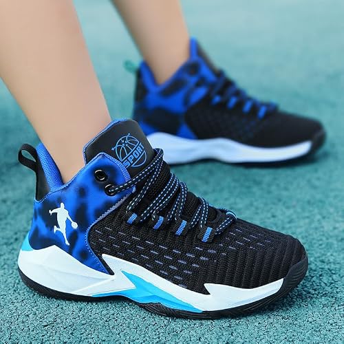 Jevaloo Boys and Kids Basketball Shoes Lightweight Fashion Sneakers