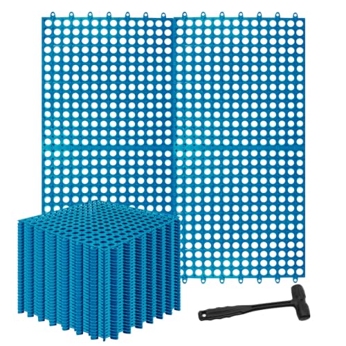 30 Pack Garage Floor Tiles, 12x12 Inch Interlocking Drainage Tiles