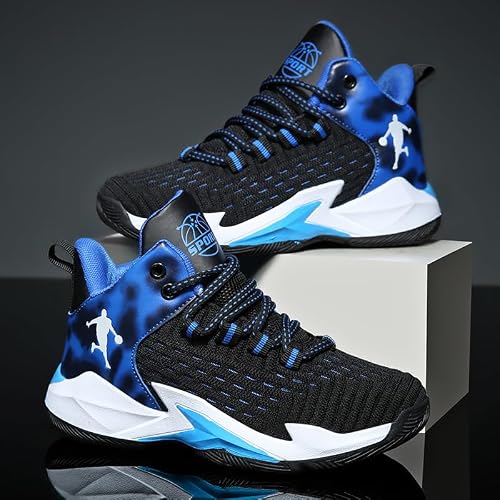 Jevaloo Boys and Kids Basketball Shoes Lightweight Fashion Sneakers
