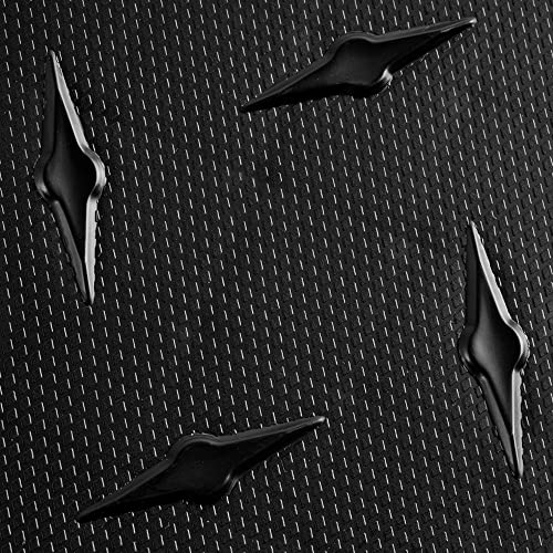 Speedway Diamond Interlocking Garage Floor Tiles 12 x 12 x 0.5 in, Black, 50 Piece Set