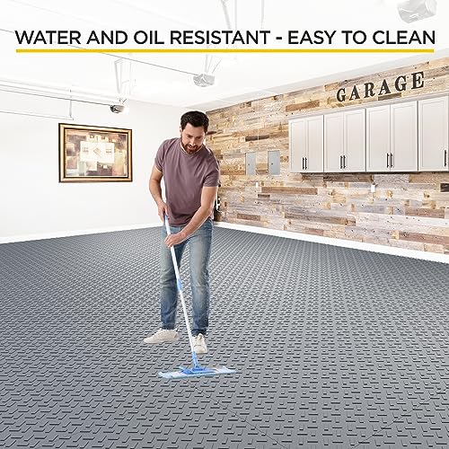 Garage Floor Tiles Interlocking Garage Flooring for Car Modular PlasticTile