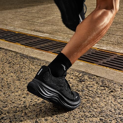 ANTA Men’s PG7 Running Shoes Cushioning Comfortable Breathable Athletic Workout Gym Cross Trainer Sports Sneakers, Black, 10