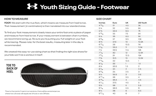 Under Armour Unisex Pre School Lockdown 7, (004) Black/Black/Metallic Silver, 2, US