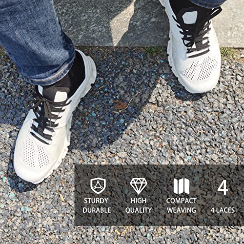 NDTEZUGT 2 Pairs Shoelaces for On Cloud X3, X4, Shift, Cloudflow White 54in