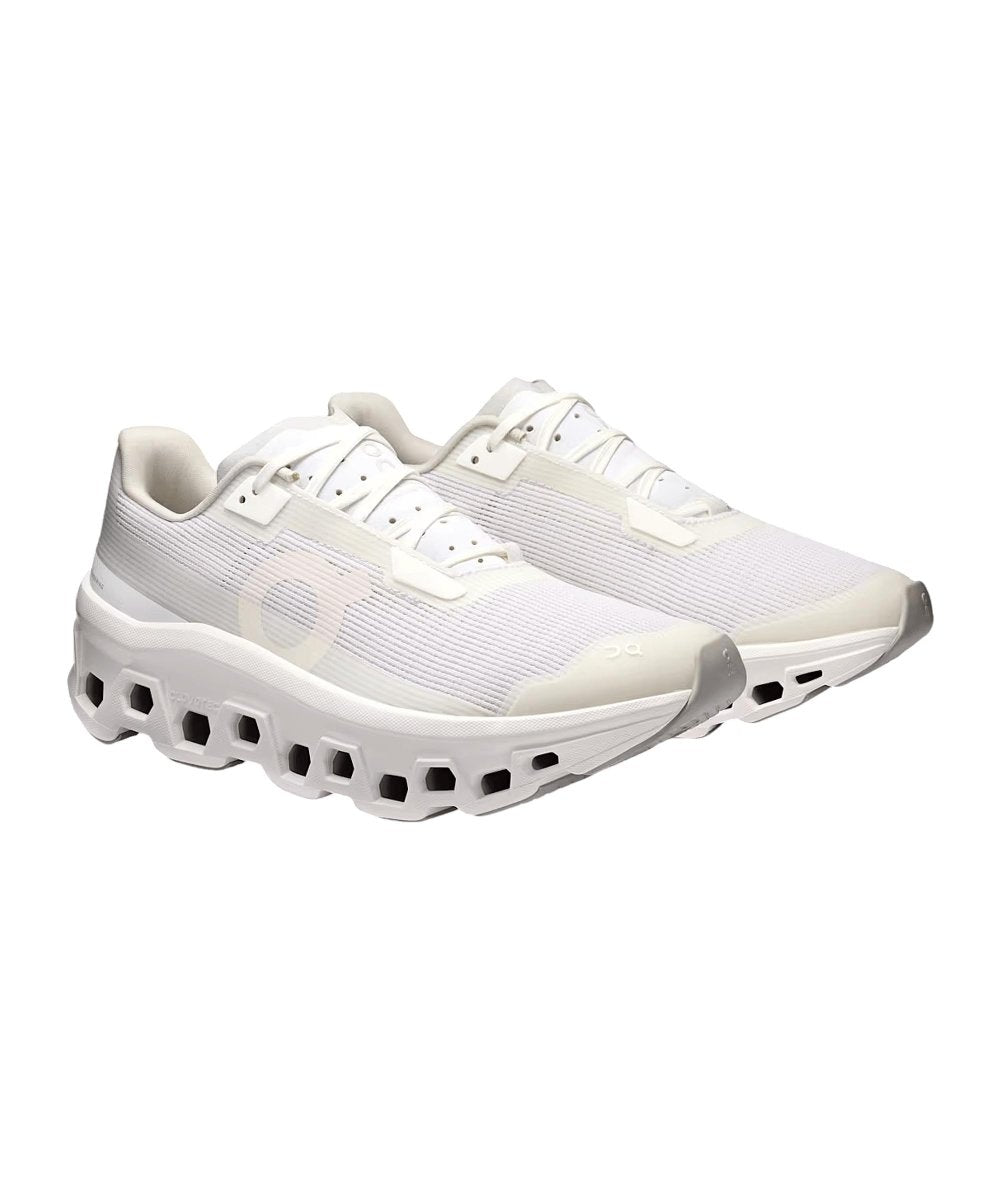 On Cloudmonster Void - Women's Casual Running Shoes (White/White) Size 9.5