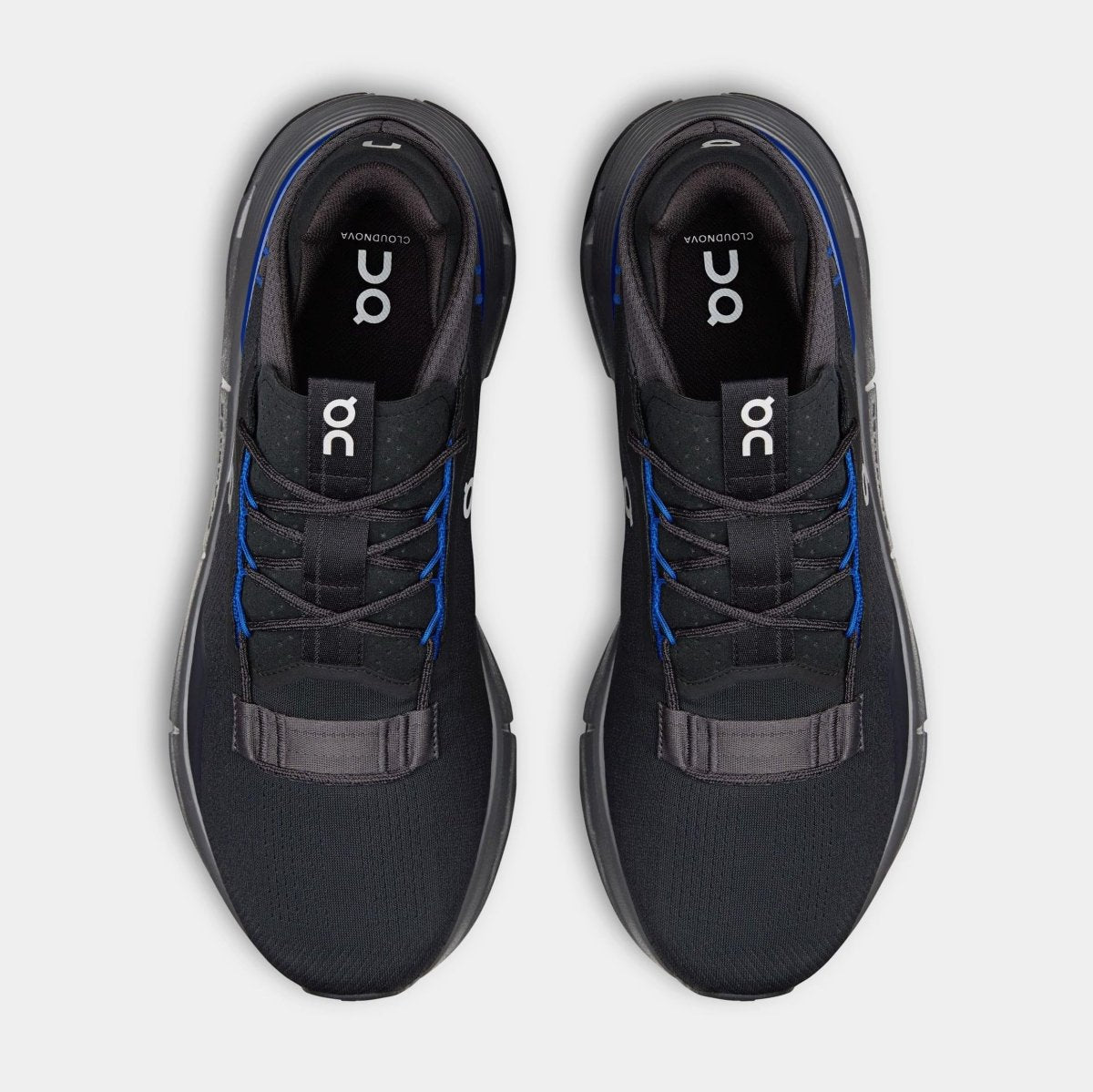 On Cloudnova 2 Mens Running Shoes (Black/Indigo) Size 10.5