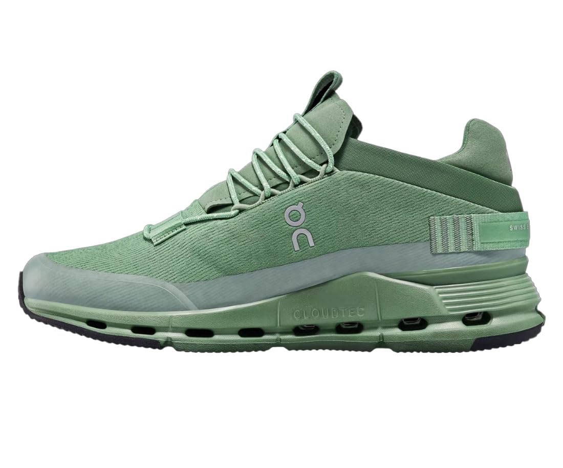 On Cloudnova Sensa Womens Shoes Size 7, Color: Fern/White - Green