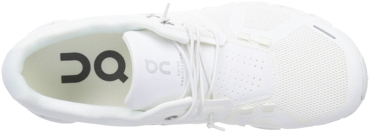 On Men's Cloud 5 Sneakers, All White, 11 Medium US
