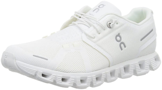On Men's Cloud 5 Sneakers, All White, 11 Medium US