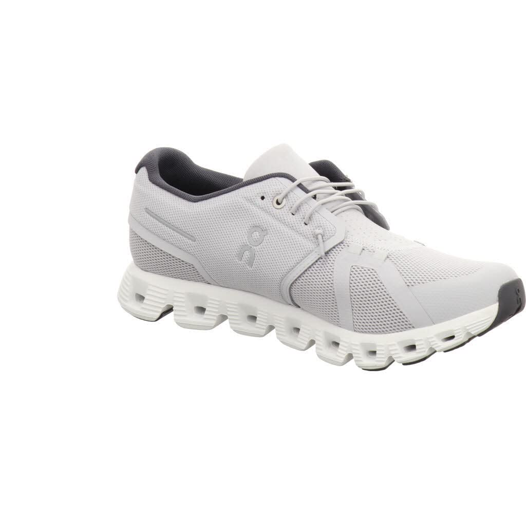 On Men's Cloud 5 Sneakers, Glacier/White, 8.5 Medium US